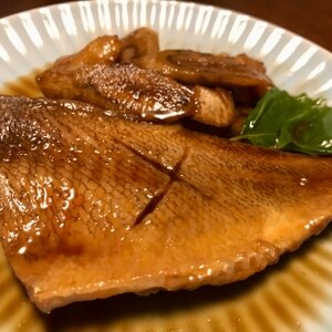 冷凍赤魚の煮付け